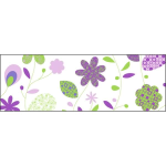 Ursus TRANSP.PAPIER "LANDHAUSBLUMEN"115G.A4,25BL.