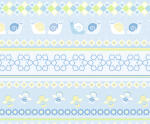 Ursus TRANSP.PAPIER "BABY"BLAU,115G.A4,5BL.M01