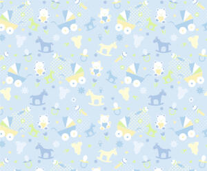 Ursus TRANSP.PAPIER "BABY"BLAU,115G.A4,5BL.M02