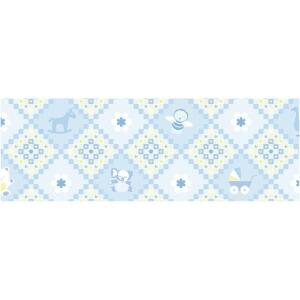 Ursus TRANSP.ROLLE "BABY"BLAU,115G.50x61CM,M03