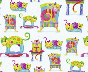 Ursus TRANSP.PAPIER "HAPPY"115G.A4,5BL.KITTY