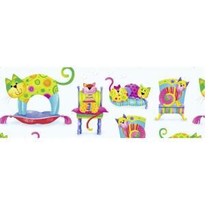 Ursus TRANSP.ROLLE "HAPPY"115G.50x61CM,KITTY