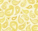 Ursus TRANSP.PAPIER "PAISLEY"115G.A4,5BL.GELB