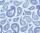 Ursus TRANSP.PAPIER "PAISLEY"115G.A4,5BL.BLAU