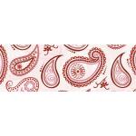 Ursus TRANSP.ROLLE "PAISLEY"115G.50x61CM,ROT