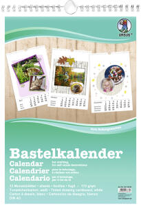 Ursus BASTELKALENDER WEISS,DIN A3