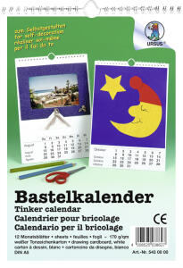 Ursus BASTELKALENDER WEISS,DIN A5