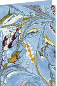 Ursus GRUSSK./COUV.11,3x16,5CM,5 PAAR ART HELLBLAU