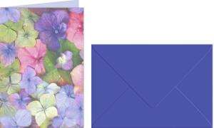 Ursus GRUSSK./COUV.DIN A6,5 PAAR FLORA HORTENSIE