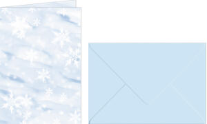Ursus GRUSSK./COUV.DIN A6,5 PAAR ELEMENTE SCHNEE