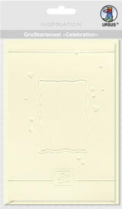Ursus GRUSSK.SET CELEBRATION "CREME" MOTIV:LIEBE