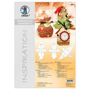 Ursus SCHABLONEN-SET "SCHACHTELN 6"
