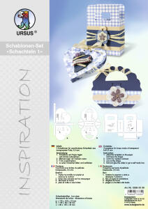 Ursus SCHABLONEN-SET "SCHACHTELN 1"