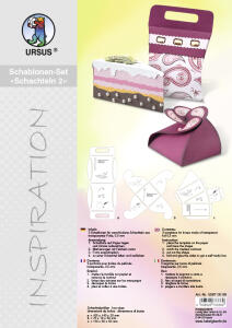 Ursus SCHABLONEN-SET "SCHACHTELN 2"
