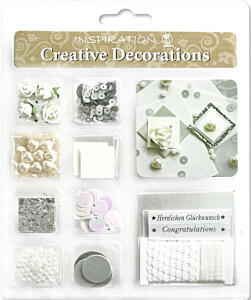 Ursus CREATIVE DECORATIONS "WEDDING" PEARL/SILVER
