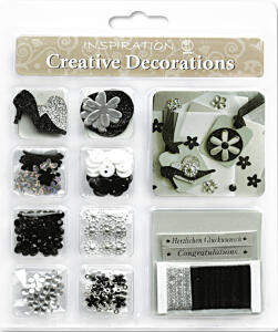 Ursus CREATIVE DECORATIONS "EVERYDAY" BLACK/SILVER