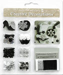 Ursus CREATIVE DECORATIONS "EVERYDAY" BLACK/SILVER