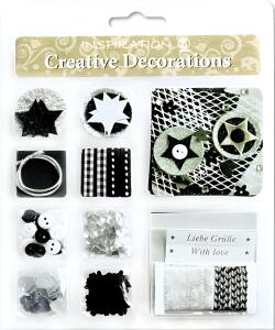 Ursus CREATIVE DECORATIONS "EVERYDAY" BLACK/SILVER 4008525083856