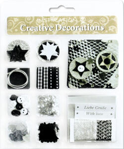 Ursus CREATIVE DECORATIONS "EVERYDAY" BLACK/SILVER