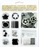 Ursus CREATIVE DECORATIONS "EVERYDAY" BLACK/SILVER