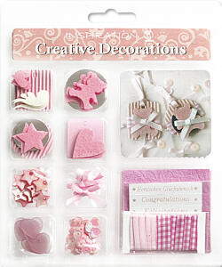 Ursus CREATIVE DECORATIONS "BABY" LIGHT PINK