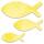 Ursus DEKO ACCESSOIRES MOT.01 "FISCHE" CITR.GELB