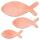 Ursus DEKO ACCESSOIRES MOT.01 "FISCHE" KORALLE