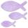Ursus DEKO ACCESSOIRES MOT.01 "FISCHE" FLIEDER