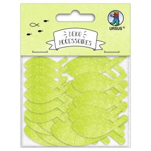 Ursus DEKO ACCESSOIRES MOT.01 "FISCHE" APFELGRÜN
