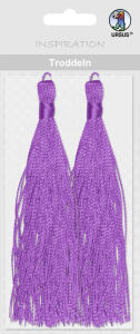 Ursus TRODDELN,2ST.14CM LANG,+KORDEL,1M,VIOLETT