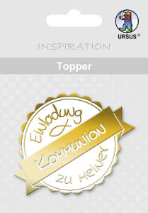 Ursus TOPPER "WEISS/GOLD" MOTIV 24