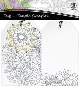 Ursus TAGS TANGLE CREATION MOTIV 01 BLUME