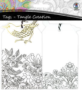 Ursus TAGS TANGLE CREATION MOTIV 02 VOGEL