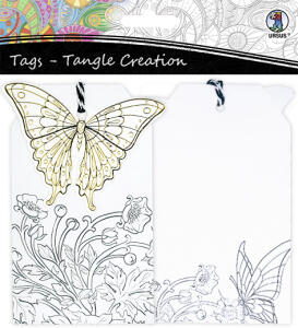 Ursus TAGS TANGLE CREATION MOTIV 03 SCHMETTERLING