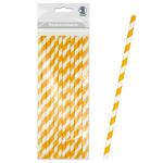 Ursus PAPIERSTROHHALME S STREIFEN ORANGE