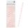 Ursus PAPIERSTROHHALME S STREIFEN ROSA