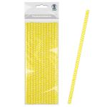 Ursus PAPIERSTROHHALME S CHEVRON GELB