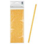 Ursus PAPIERSTROHHALME S CHEVRON ORANGE