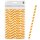 Ursus PAPIERSTROHHALME M STREIFEN ORANGE