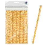 Ursus PAPIERSTROHHALME M CHEVRON ORANGE