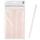 Ursus PAPIERSTROHHALME M CHEVRON ROSA