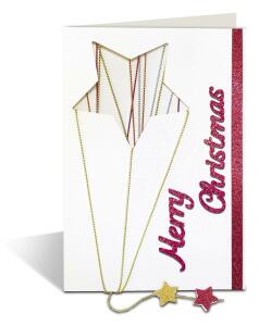 Ursus DESIGNSCHRIFTEN "MERRY CHRISTMAS" RUBINROT