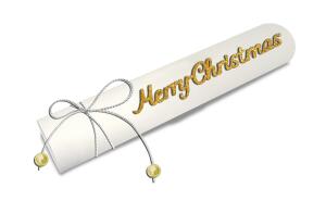 Ursus DESIGNSCHRIFTEN "MERRY CHRISTMAS" KUPFER