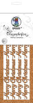 Ursus DESIGNSCHRIFTEN "MERRY CHRISTMAS" KUPFER