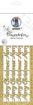 Ursus DESIGNSCHRIFTEN "MERRY CHRISTMAS" GOLD