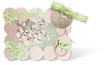 Ursus DESIGNSTREIFEN GEL. "HAPPY EASTER" PISTAZIE