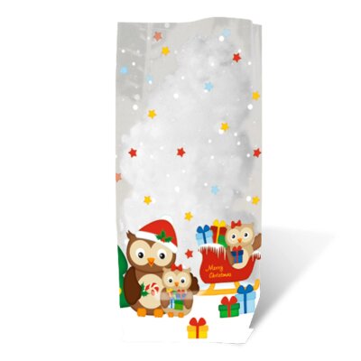 Ursus GESCHENK-BODENBEUTEL "EULE".14,5x23,5CM,10ST.