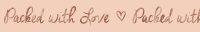 Ursus MASKING TAPE 30MMx10M 01 "PACKED WITH LOVE"