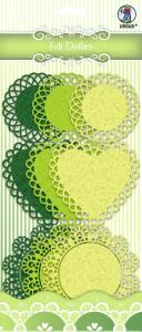Ursus FELT DOILIES, Ø10CM, Ø8,9CM, Ø7CM 9STK
