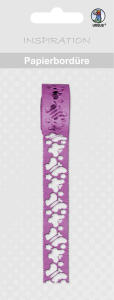 Ursus PAPIER-BORDÜREN "SCHMETTERLINGE PINK"